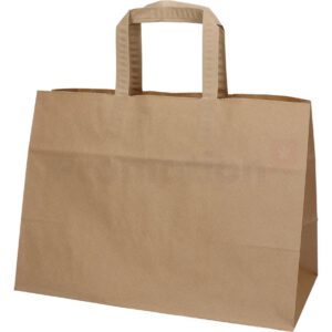 Bärkasse Papper Brun - Takeaway 16L