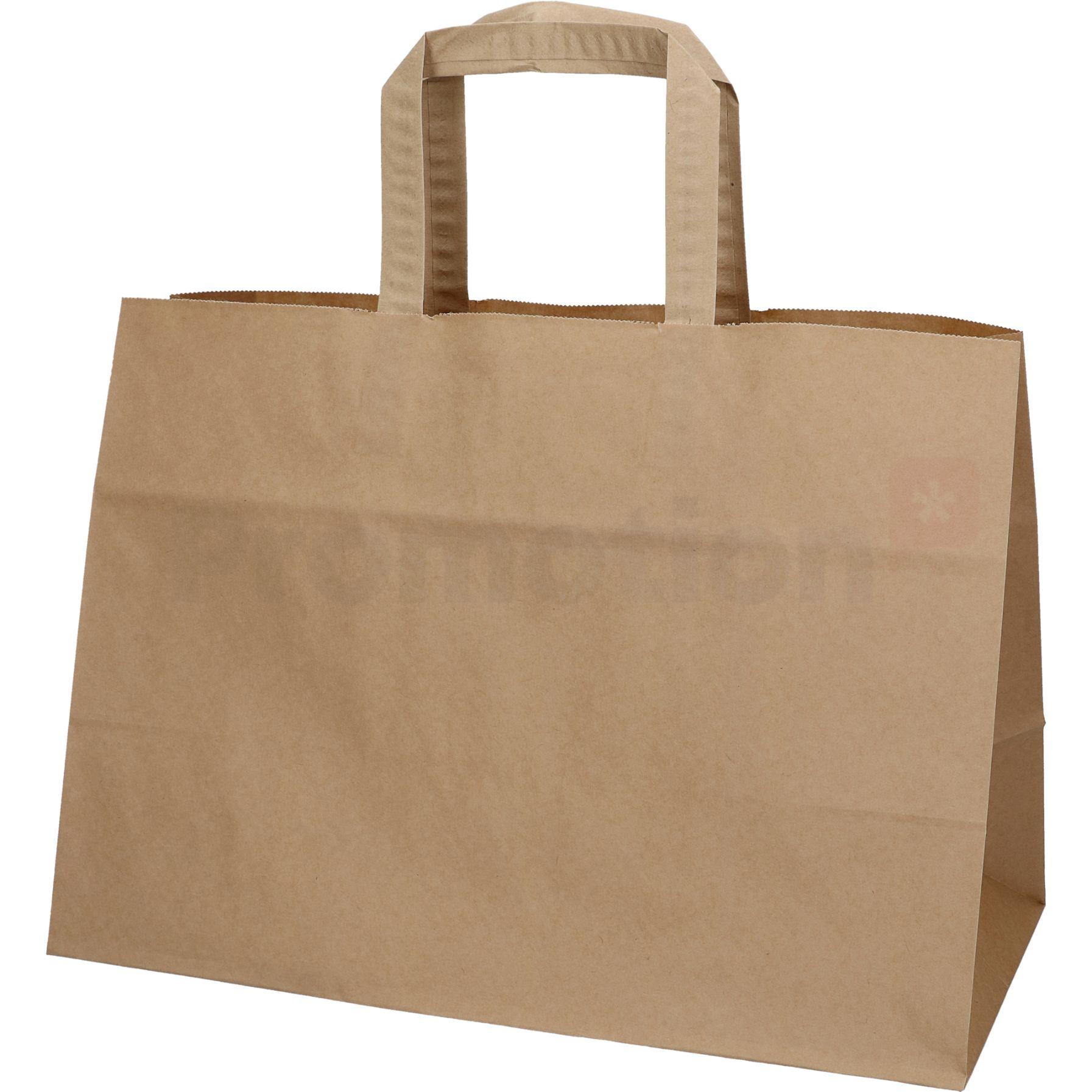 Bärkasse Papper Brun - Takeaway 16L
