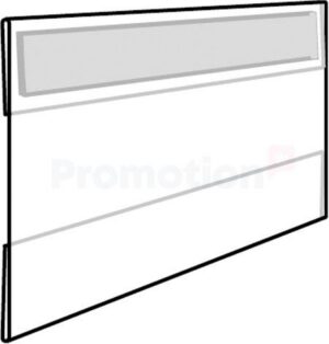 Plastficka A4 C-magnet 10st