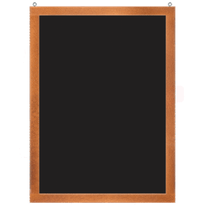 Griffeltavla 50x70 brunbets