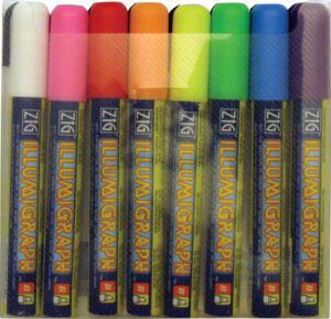 Illumigraph 6mm 8 sort färg