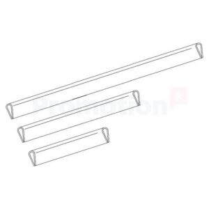 Affischlist plast 70cm svart