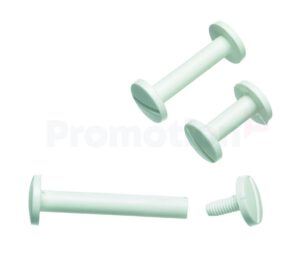 Plastskruv 35mm vit