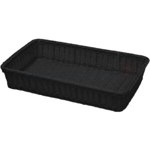 Korg 36x27x9cm rektangulär svart