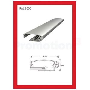 Snäppram 70x100 45mm röd