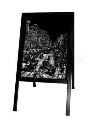 Gatupratare Griffel 50x70 svart