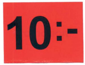 Etikett info 10:-
