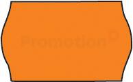 Etikett 26x16 orange