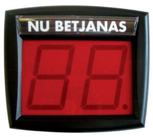 Kö Display DinTur 2 siffror