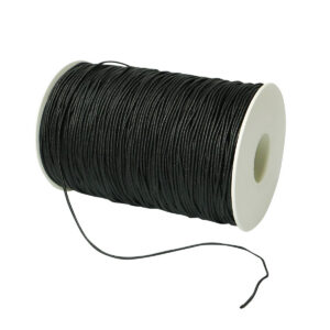 Elastisk Tråd på rulle Svart