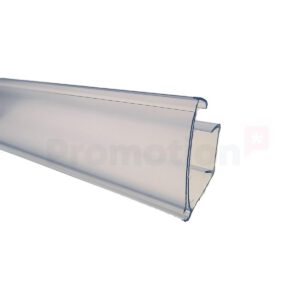 Hyllkantslist för hyllställ (gondol) LS30 x 885mm transparant