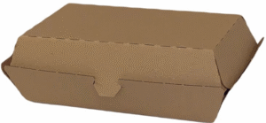 Hamburgarbox dubbel eller hämtbox 23x76x295mm innemått