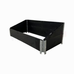 Pall-krage Lutande 120x60cm svart