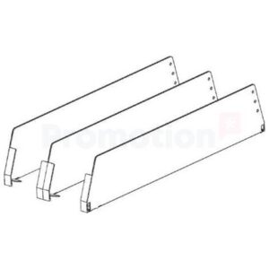 Avdelare PR3S Lutande 120x385 T