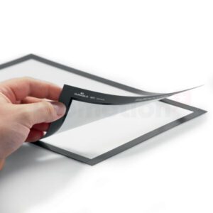 Plastficka A5 Magnet svart